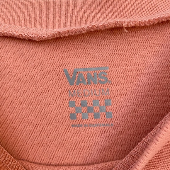 💙SOLD💙Womens Vans Crop Tee Size M Pink - Picture 4 of 7
